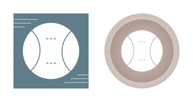 Softball Vector Icon
