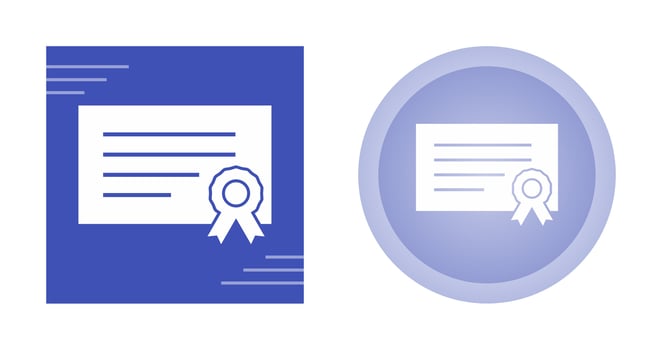 Diploma Vector Icon