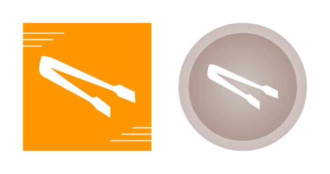 Tongs Vector Icon