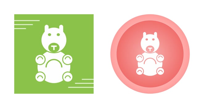 Stuffed Toy Vector Icon