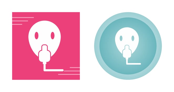 Oxygen Mask Vector Icon