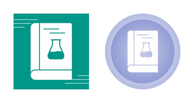 Chemistry Book Vector Icon