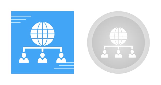 Web ClientServer Vector Icon