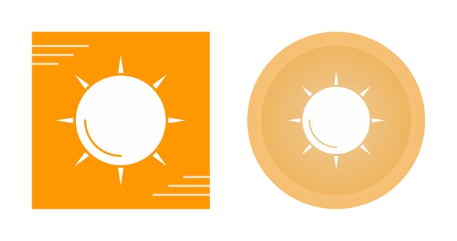 Sun Vector Icon