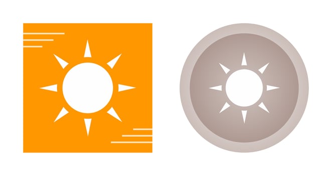 Sun Vector Icon