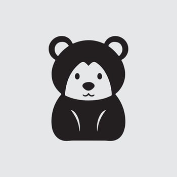 Bear Silhouette Logo vector