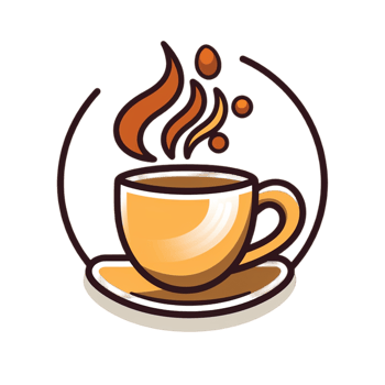 Coffee Logo ai generative png