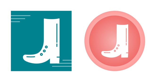 Cowboy Boot Vector Icon