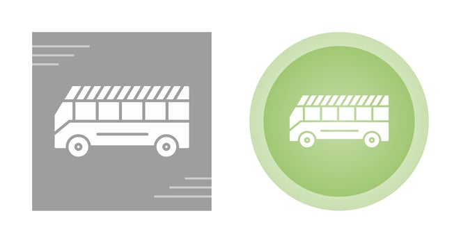 School Bus Vector Icon
