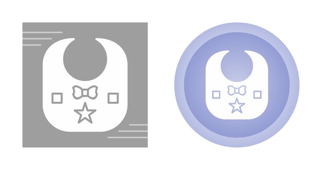 Baby Bib Vector Icon