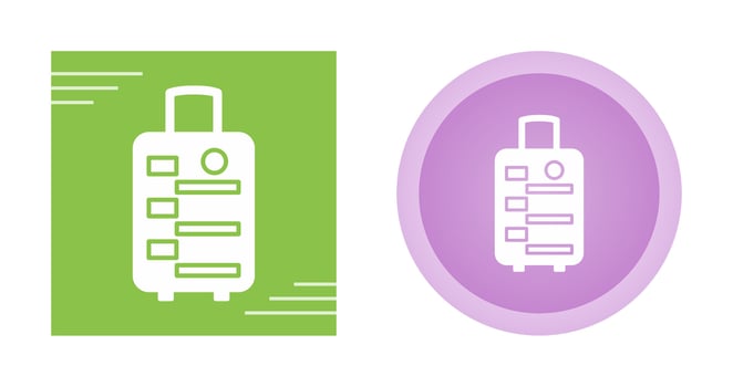 Luggage Bag Vector Icon