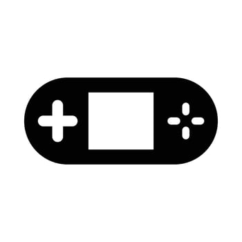 Video Console Vector Glyph Icon For Personal And Commercial Use.