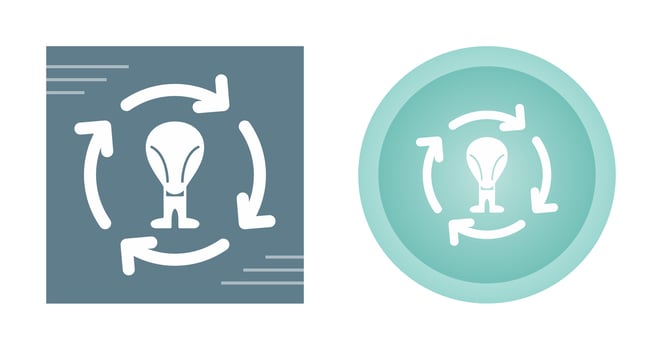 Creative Process Vector Icon