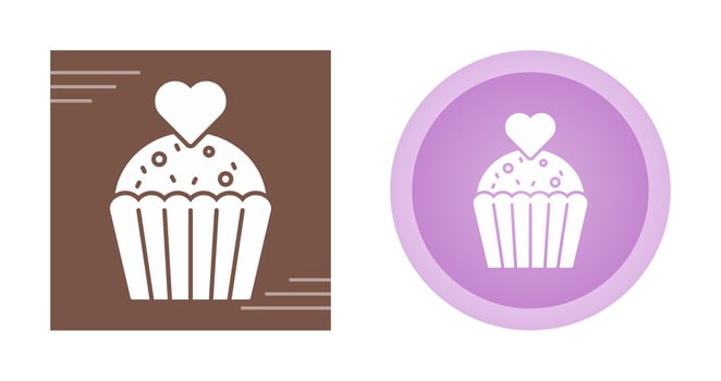 Cupcake Vector Icon