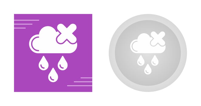 No Rain Vector Icon