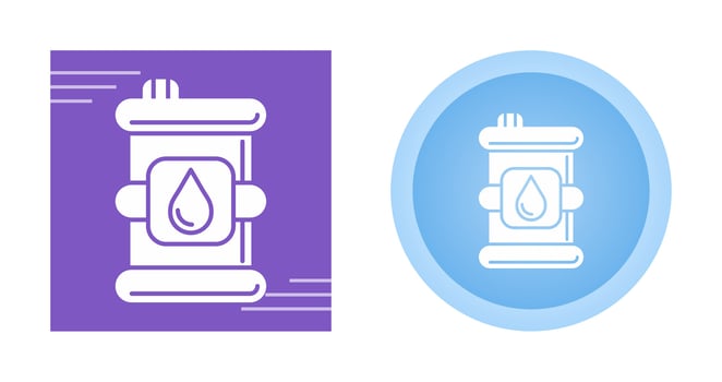 Oil Barrel Vector Icon