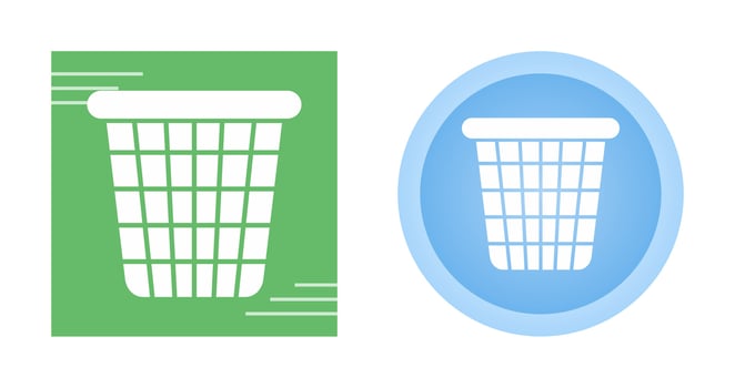 Trash Bin Vector Icon