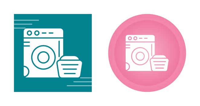 Washing Machine Vector Icon