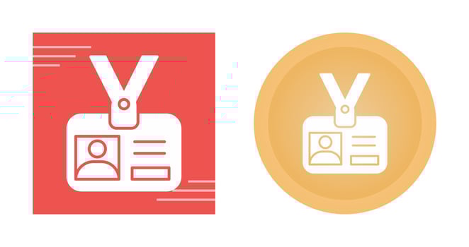 Id Card Vector Icon