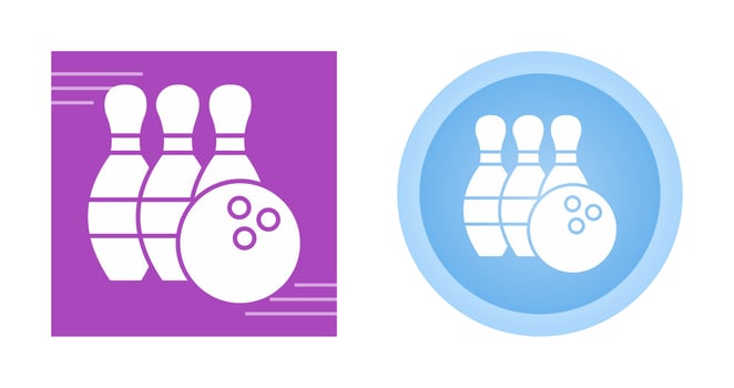Bowling Vector Icon