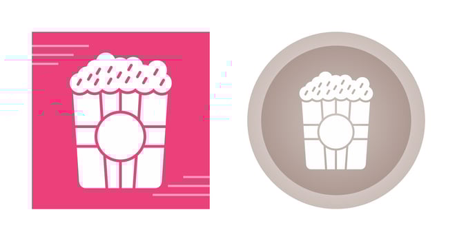 Popcorn Vector Icon