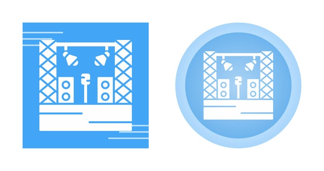 Stage Vector Icon