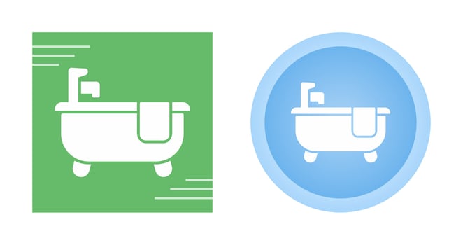 Bathtub Vector Icon
