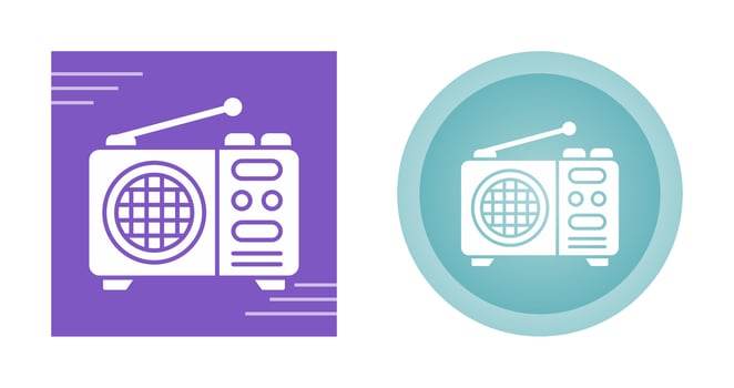 Radio Vector Icon