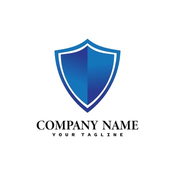 Technology protection shield sman logo icon vector template.