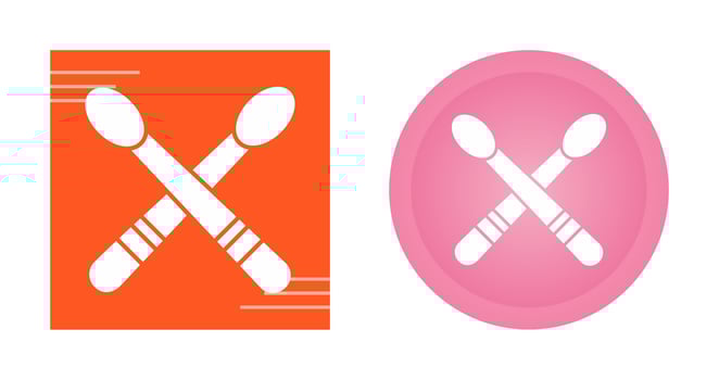 Drumsticks Vector Icon