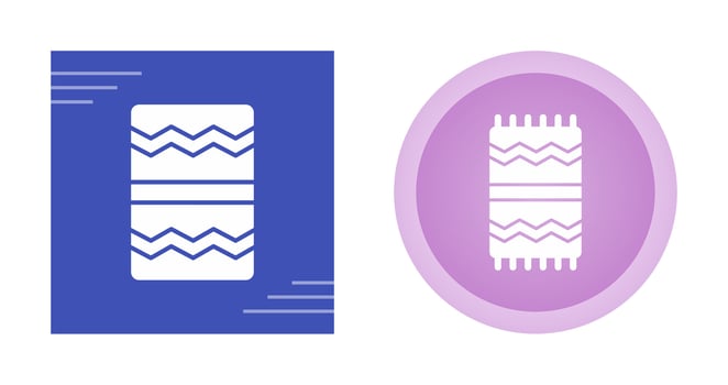 Beach Towel Vector Icon