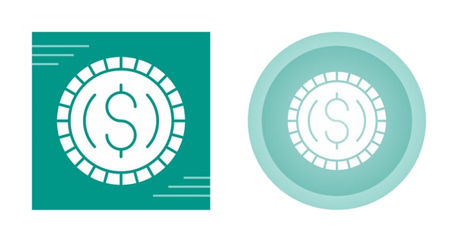 Coin Vector Icon