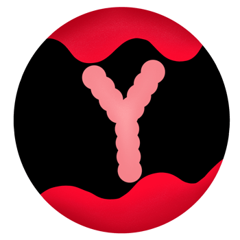 Uppercase in a red-black circle,Alphabet Y png
