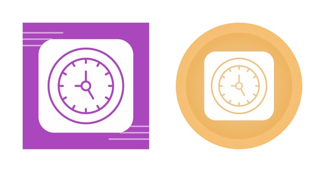 Clock Vector Icon