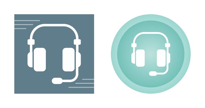 Headset Vector Icon