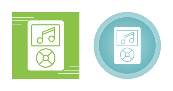 Music Player Vector Icon