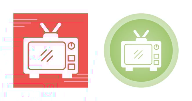 Television Vector Icon