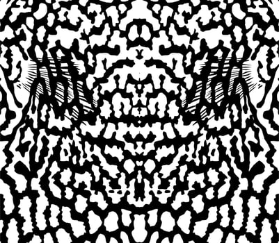 Artistic Motifs Pattern Inspired by Symphysodon or Discus Fish Skin, for decoration, ornate, background, website, wallpaper, fashion, interior, cover, animal print, or graphic design element vector