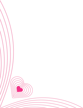 pink heart love decoration png