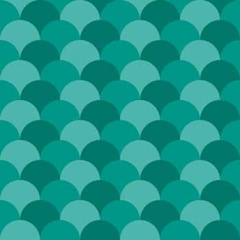 Green fish scales pattern. fish scales pattern. fish scales seamless pattern. Decorative elements, clothing, paper wrapping, bathroom tiles, wall tiles, backdrop, background. vector