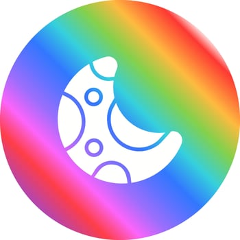 Moon Vector Icon