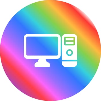 Computer Vector Icon