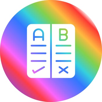 Pros And Cons Vector Icon