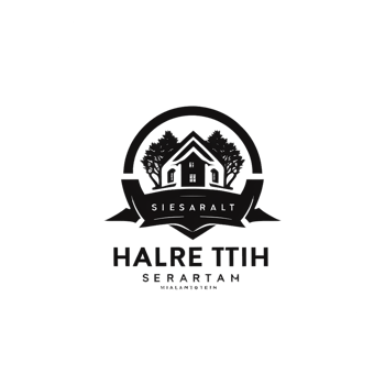 Real estate icon logo png format, Ai Generative