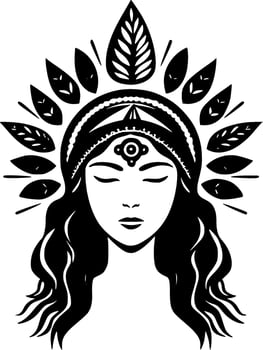 Boho - High Quality Vector Logo - Vector illustration ideal for T-shirt graphic