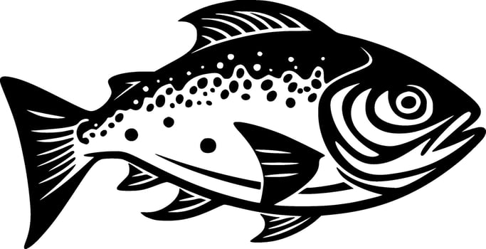 Fish - High Quality Vector Logo - Vector illustration ideal for T-shirt graphic