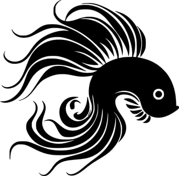 Fish - Minimalist and Flat Logo - Vector illustration