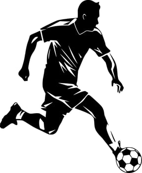 Football - High Quality Vector Logo - Vector illustration ideal for T-shirt graphic