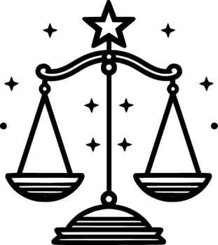 Justice - High Quality Vector Logo - Vector illustration ideal for T-shirt graphic