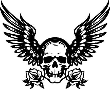 Skull - High Quality Vector Logo - Vector illustration ideal for T-shirt graphic